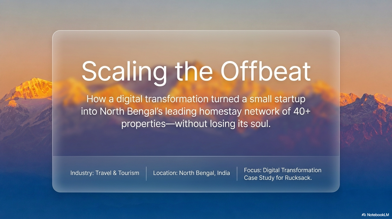 Scaling the Offbeat digital transformation case study for Rucksack