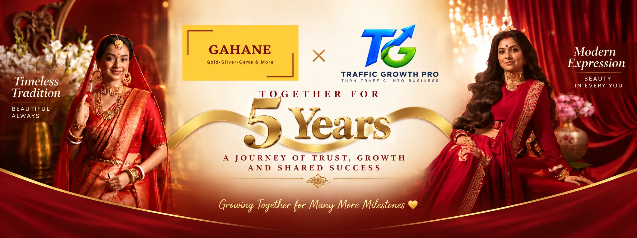 Banner slide 1 · Gahane five-year anniversary