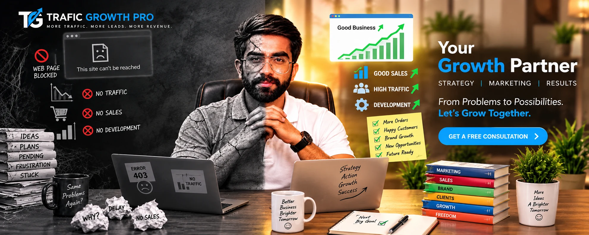 Banner slide 5 · TraficGrowthPro growth partner
